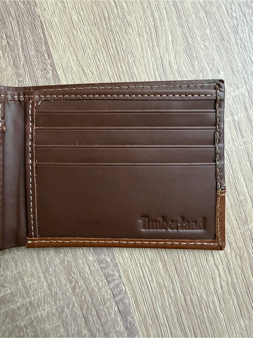 Timberland Brown Leather Card Holder Wallet